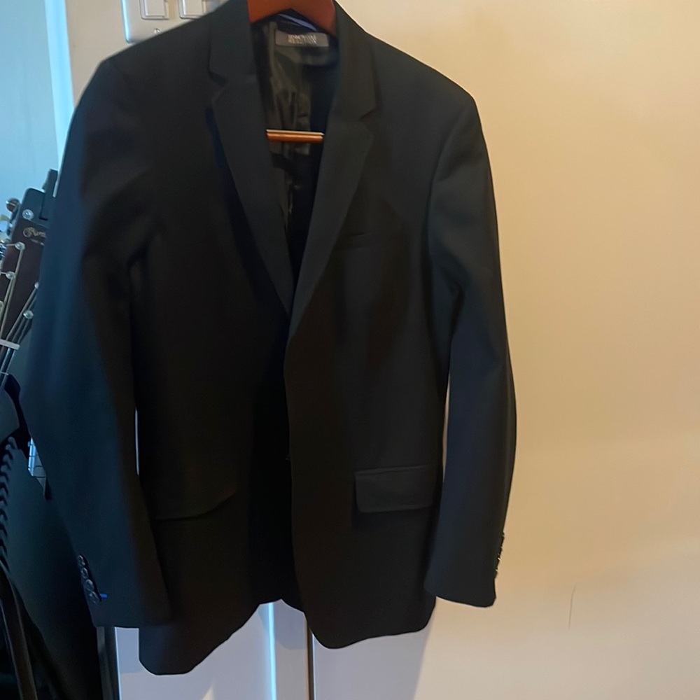 Kenneth Cole Reaction black blazer size 36 slim fit
